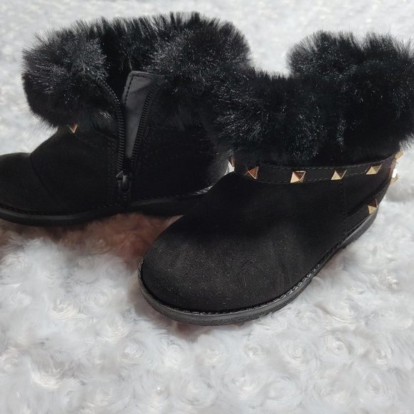 Shoes Little Girls Black Boots Poshmark
